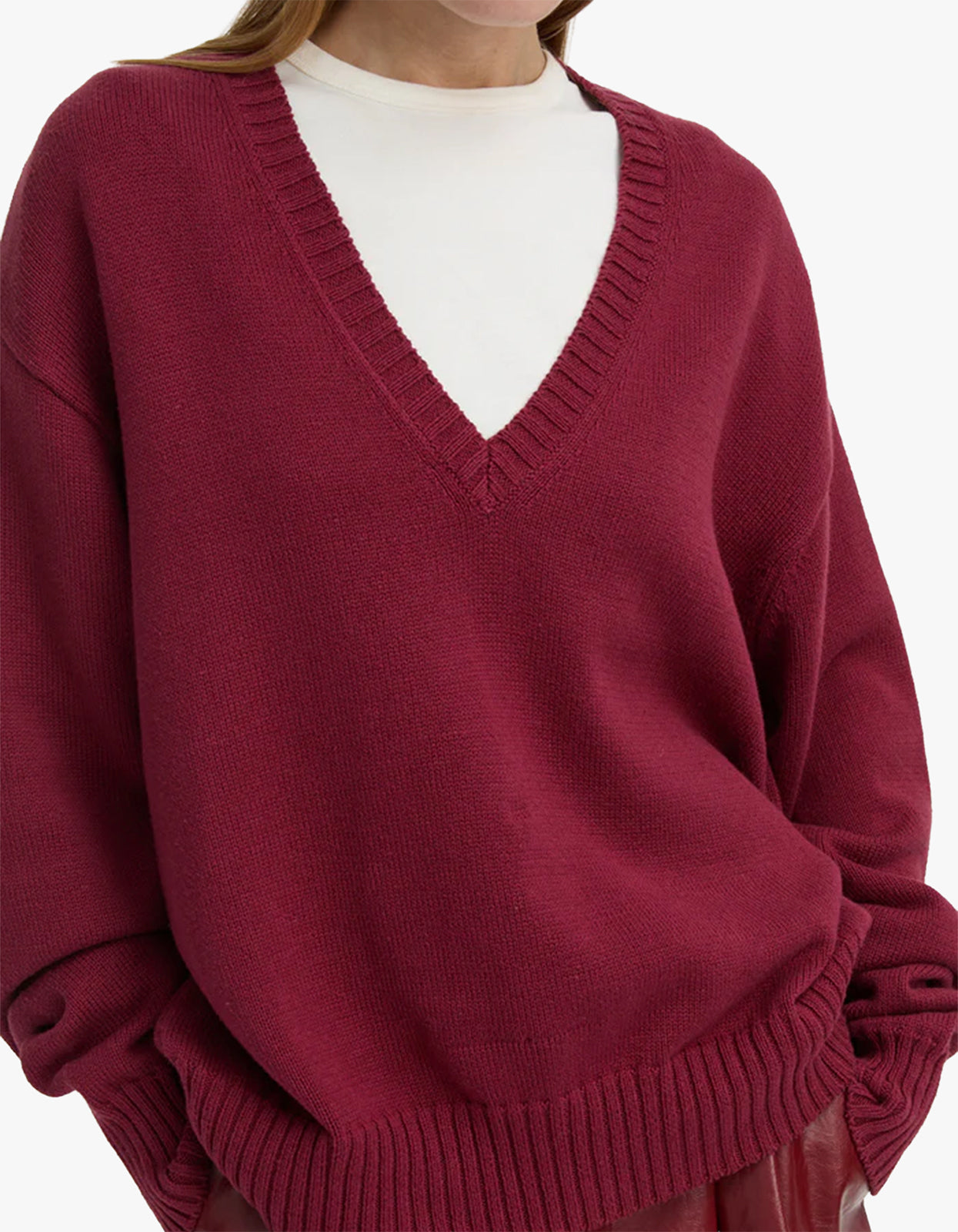 Elowen Sweater - Burgundy