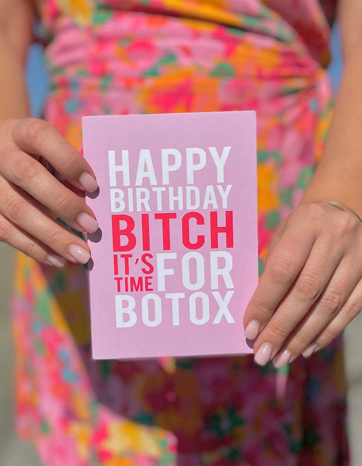 Happy Birthday Bitch. Its Time For Botox - Pink