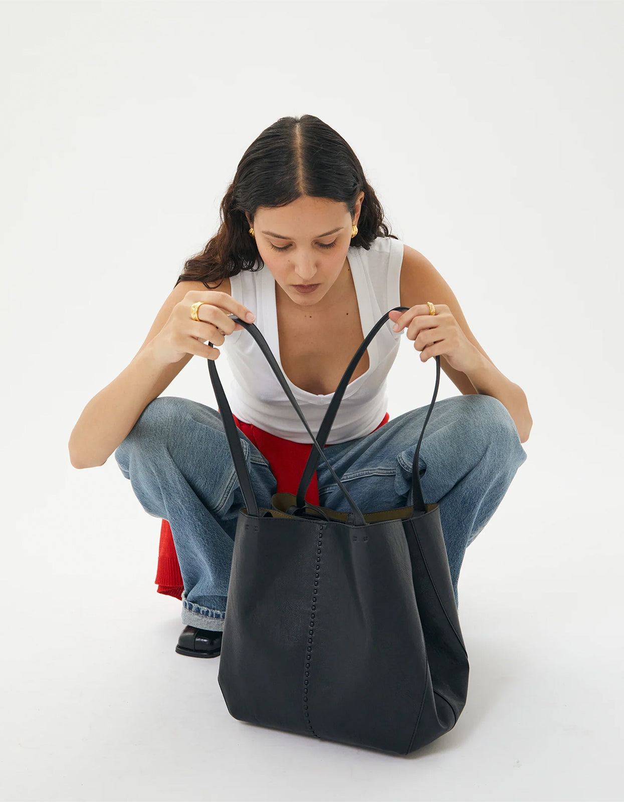 Reese Market Tote - Black