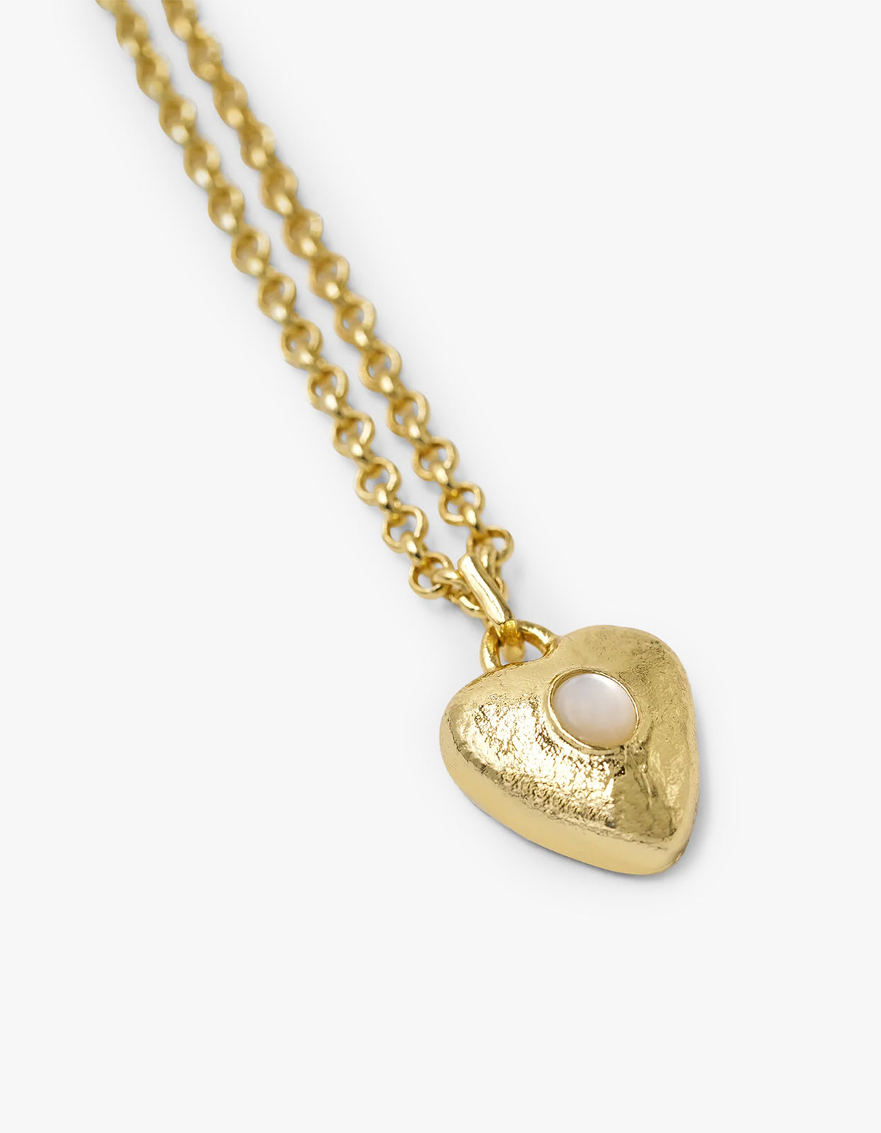 Pearl Locket Necklace - Gold