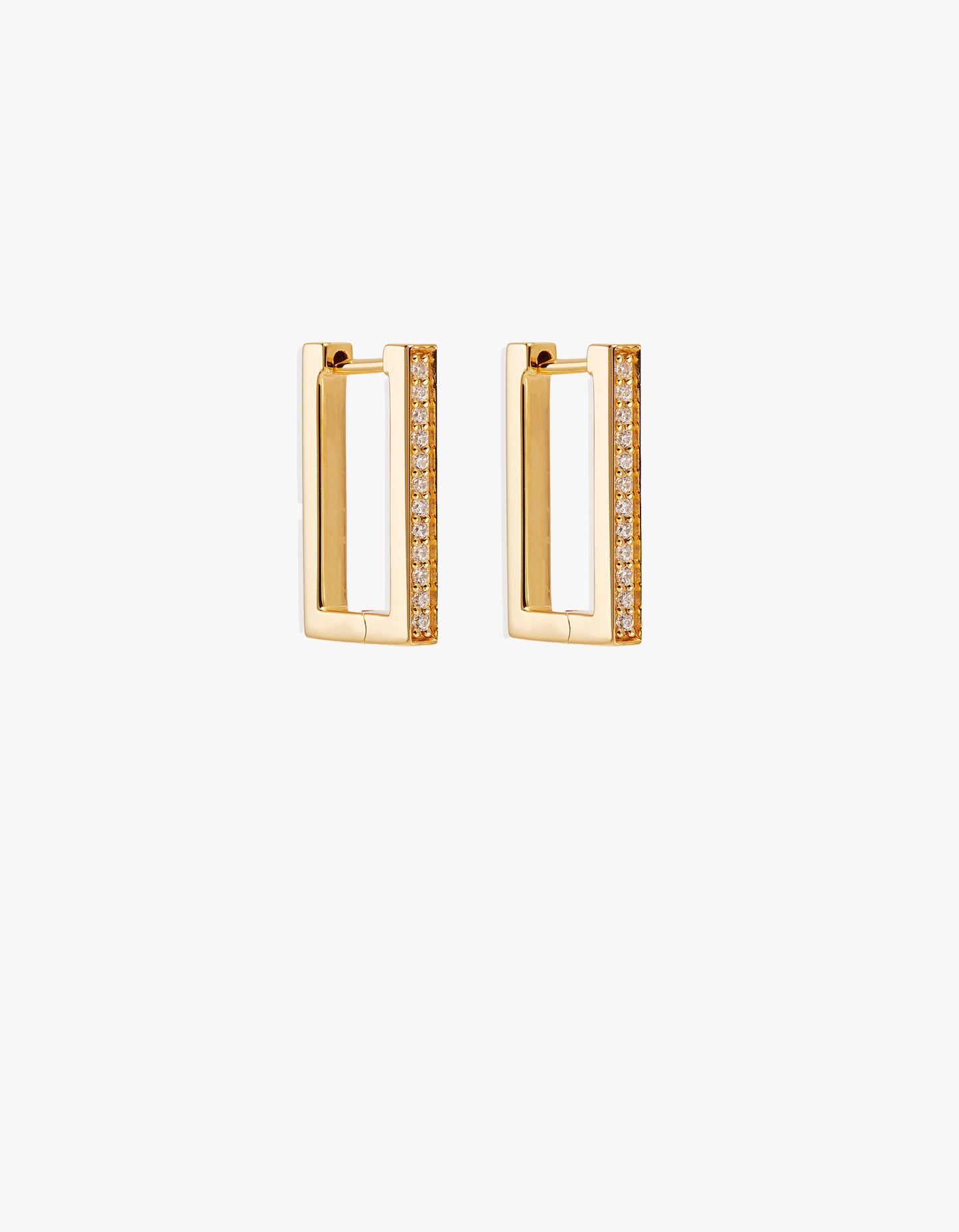With Love Hoops - 18K Gold Vermeil