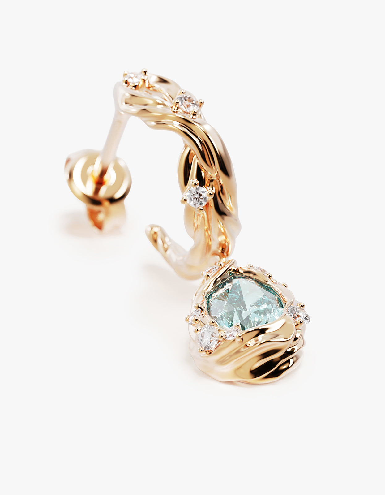 Deep Dive Hoops - 18K Gold Plated