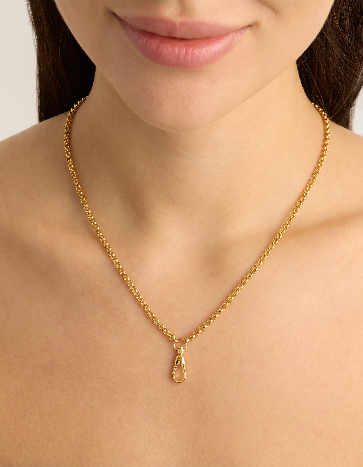 Your Story Albert Clasp Necklace - 18K Gold Vermeil