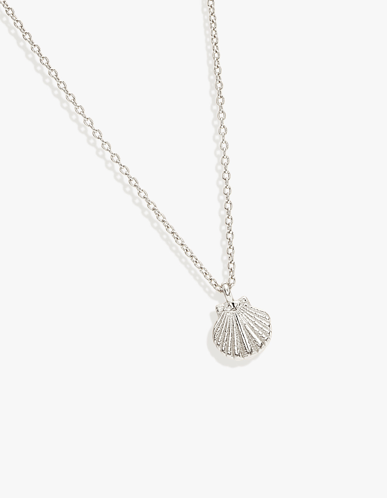 By The Shore Shell Necklace - Silver