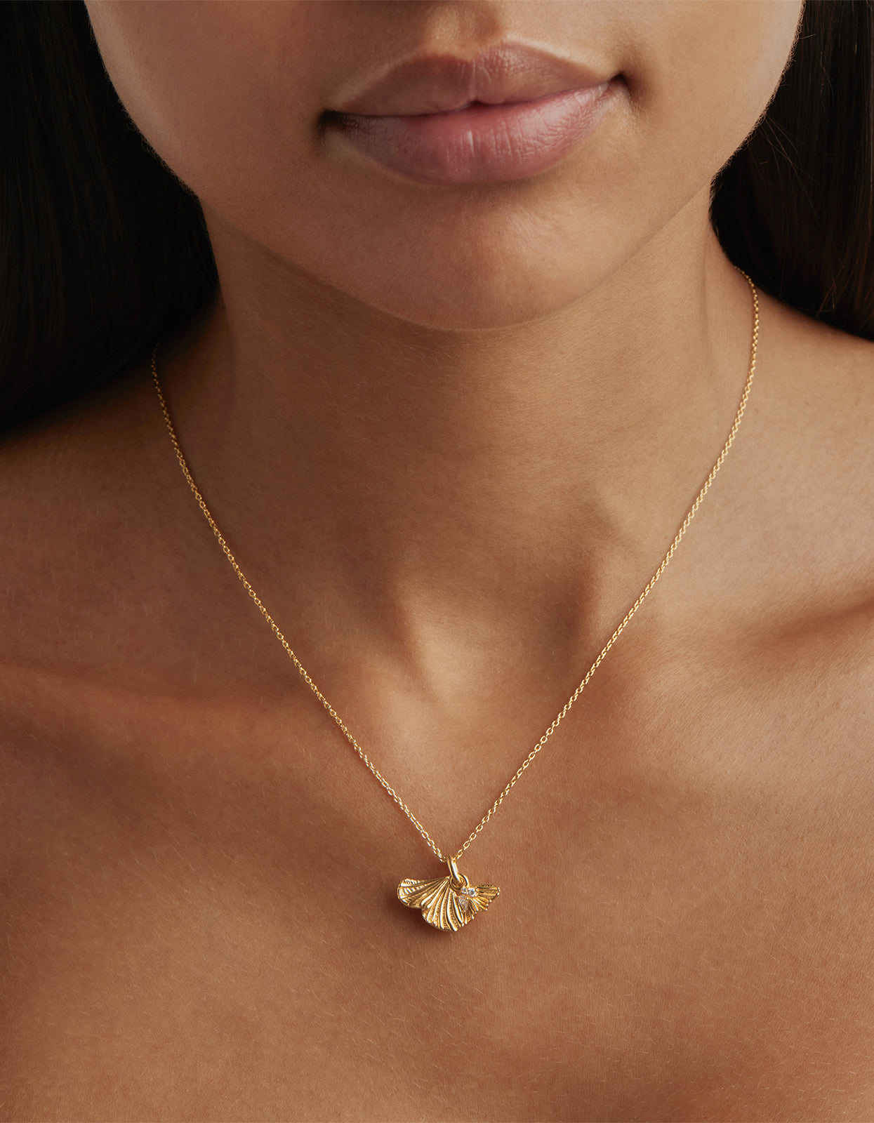 Ocean Whisper Necklace - Gold