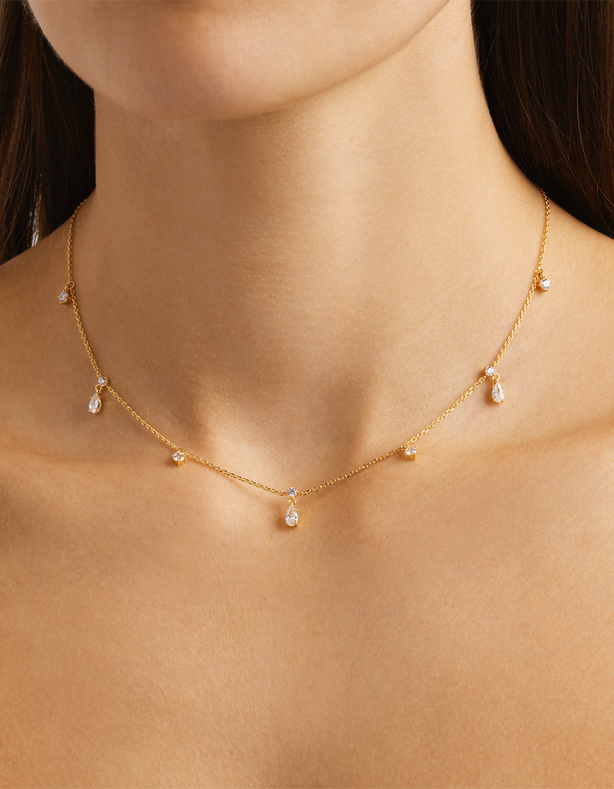 No Rain, No Flowers Choker - 18K Gold Vermeil