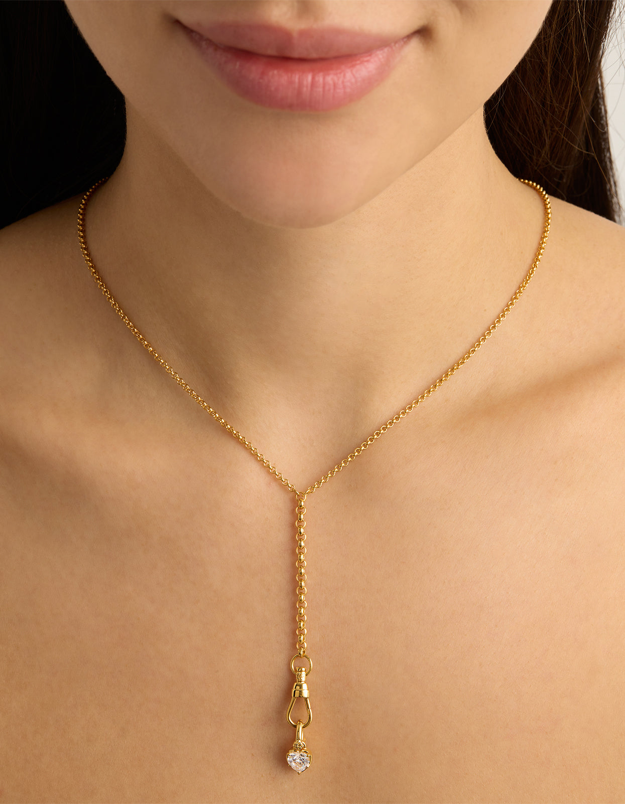 Radiant Heart Pendent - 18K Gold Vermeil
