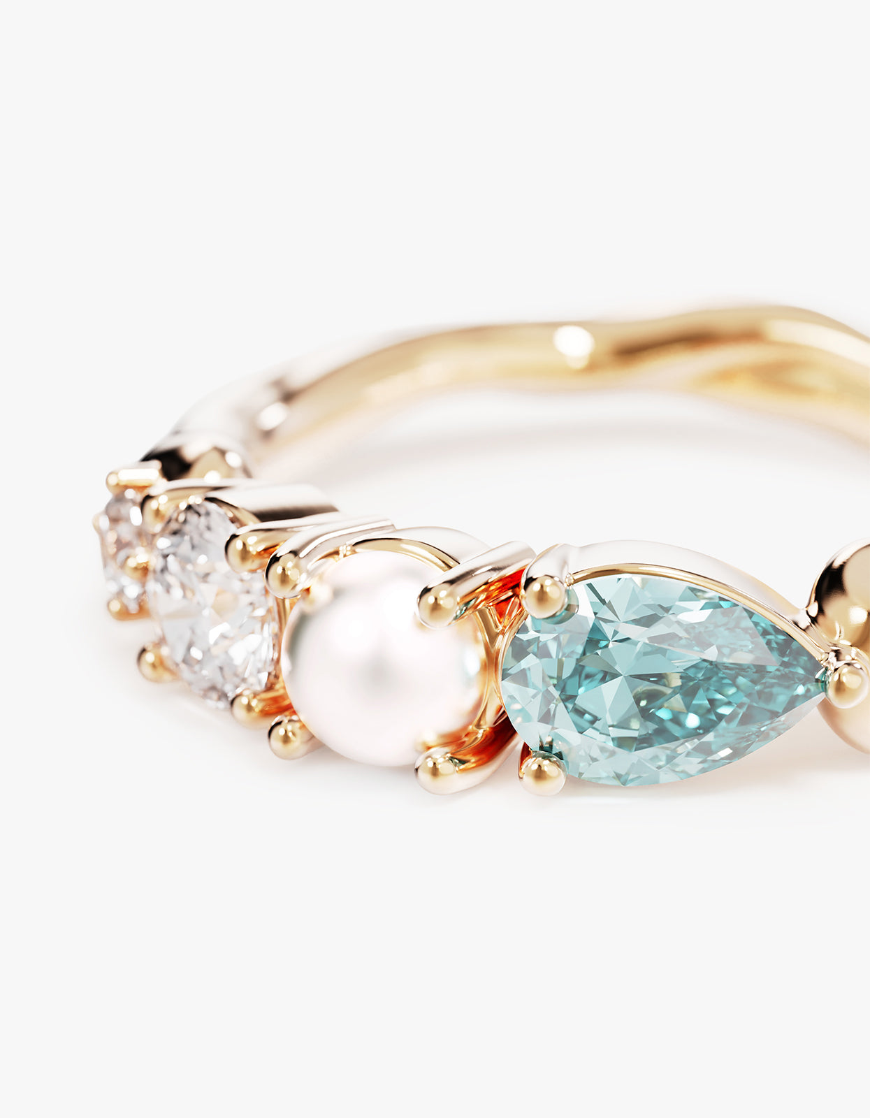 Breathe In Stillness Ring - 18K Gold Vermeil