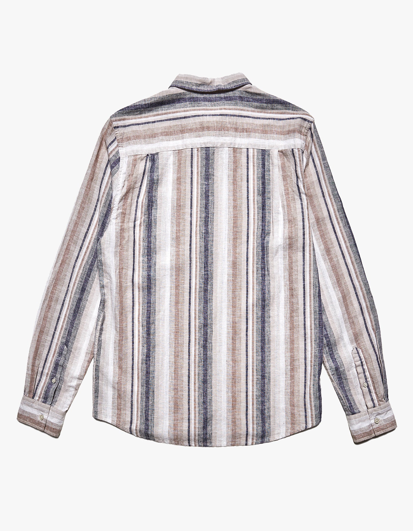 Lassen Linen Shirt - Blue/Natural
