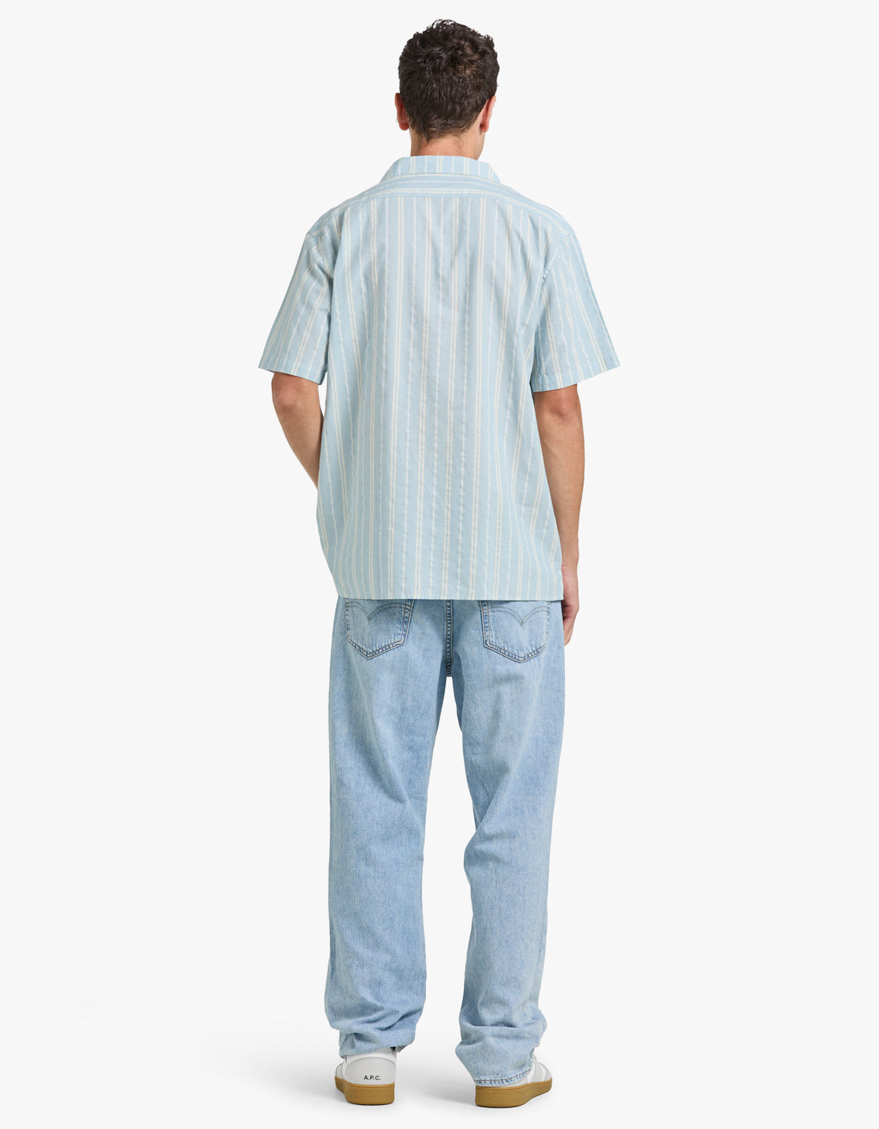 Burt Short Sleeve Shirt - Cool Blue