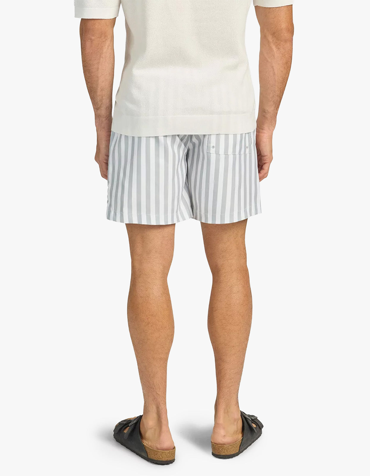 Teamster Stripe Boardy - Sleet Grey Stripe