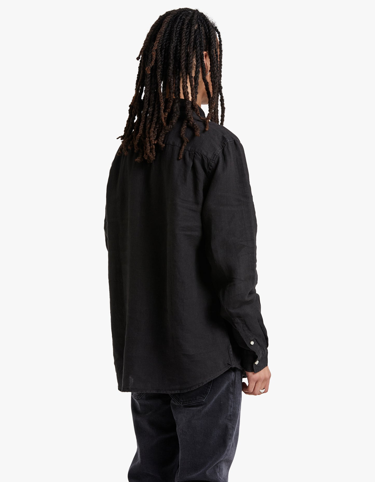 Hampton Linen Shirt - Black