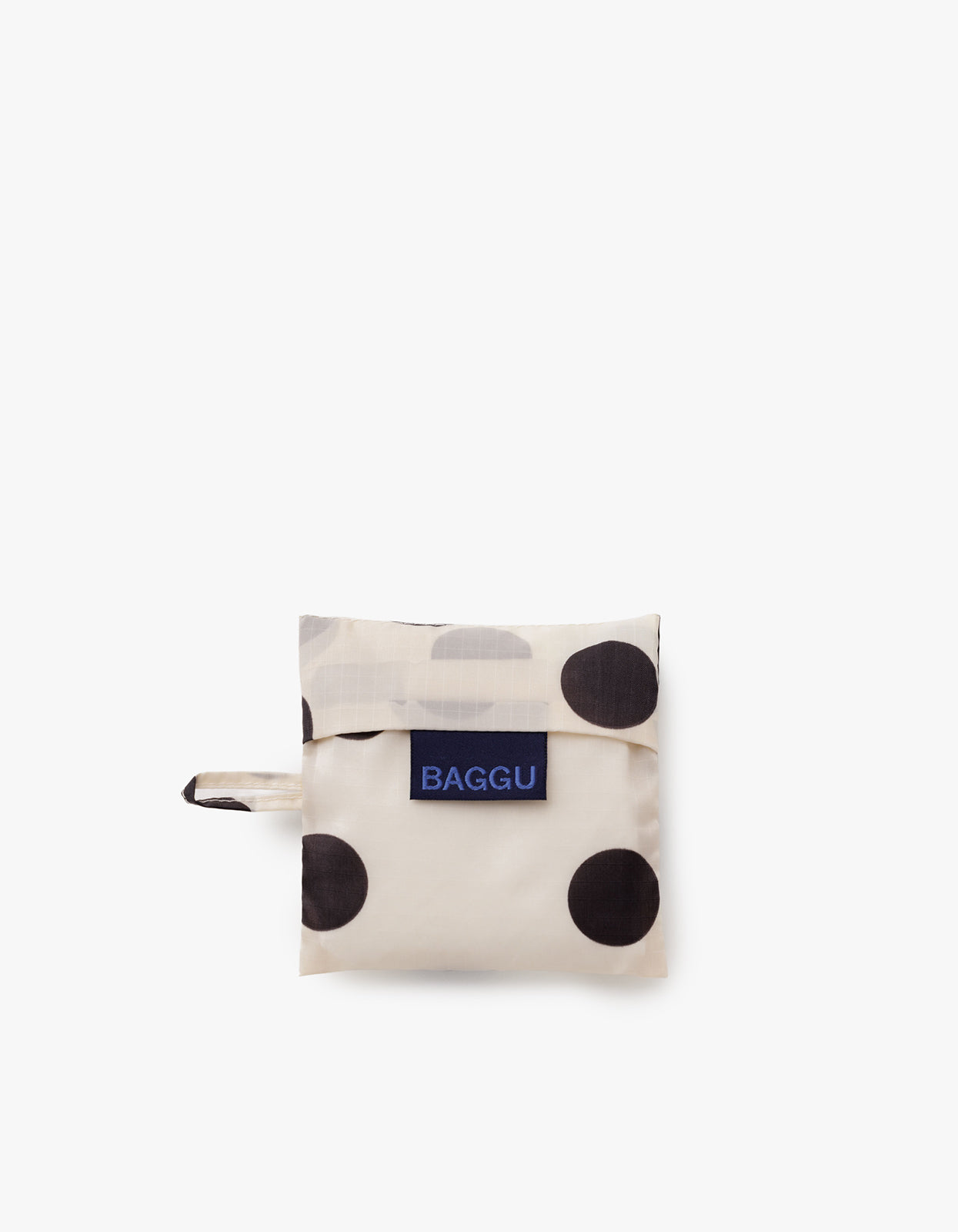Baby Baggu - Cream And Black Polka Dot