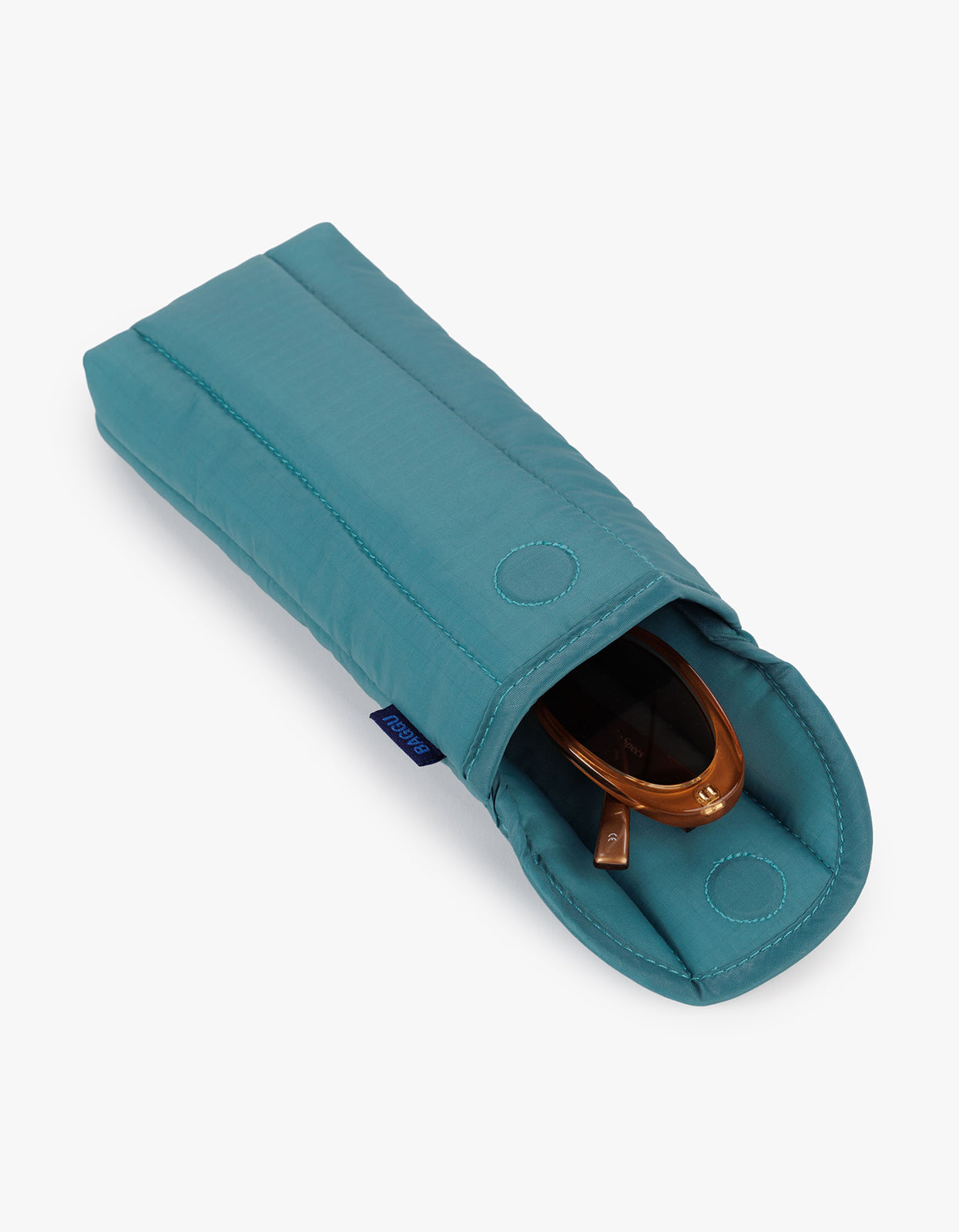 Puffy Glasses Sleeve - Peacock