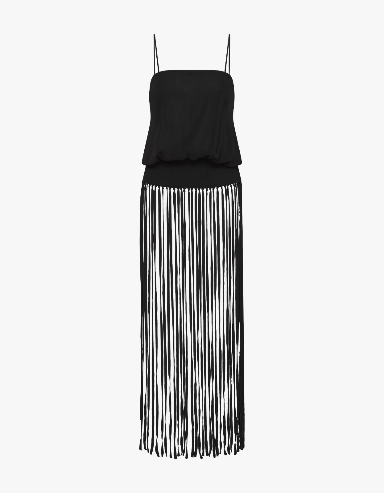Melissa Fringe Top - Black