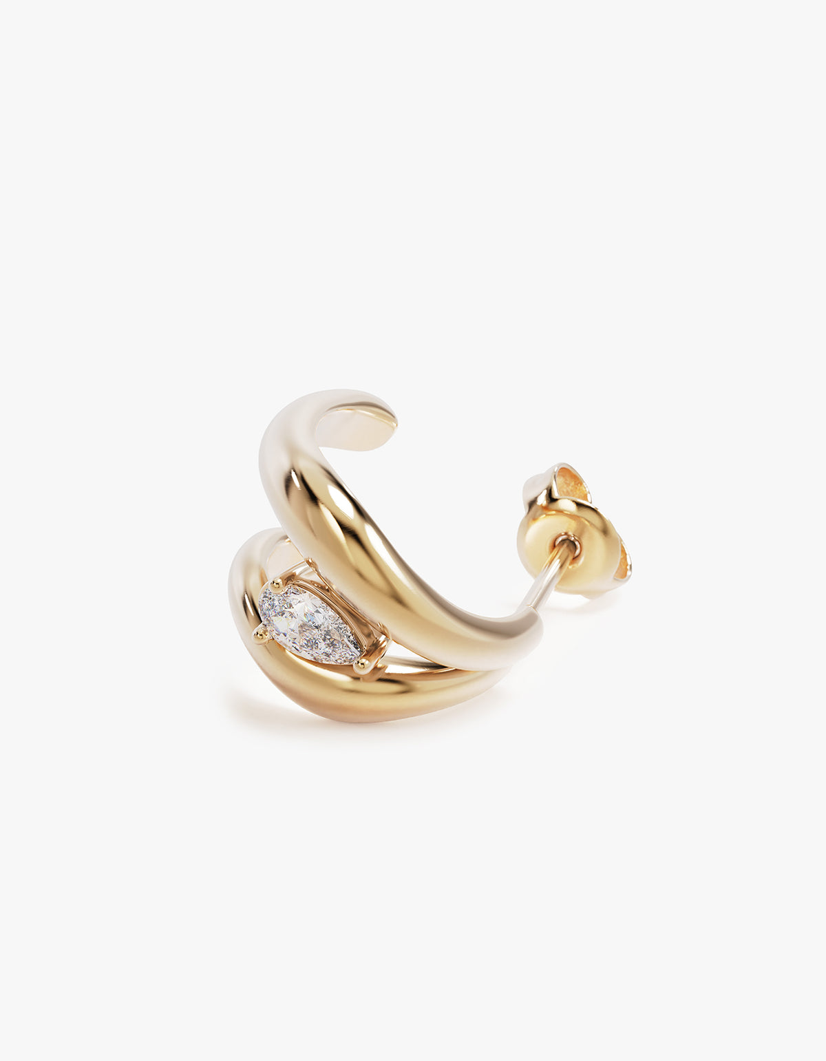 Celestial Path Hoops - 18K Gold Vermeil