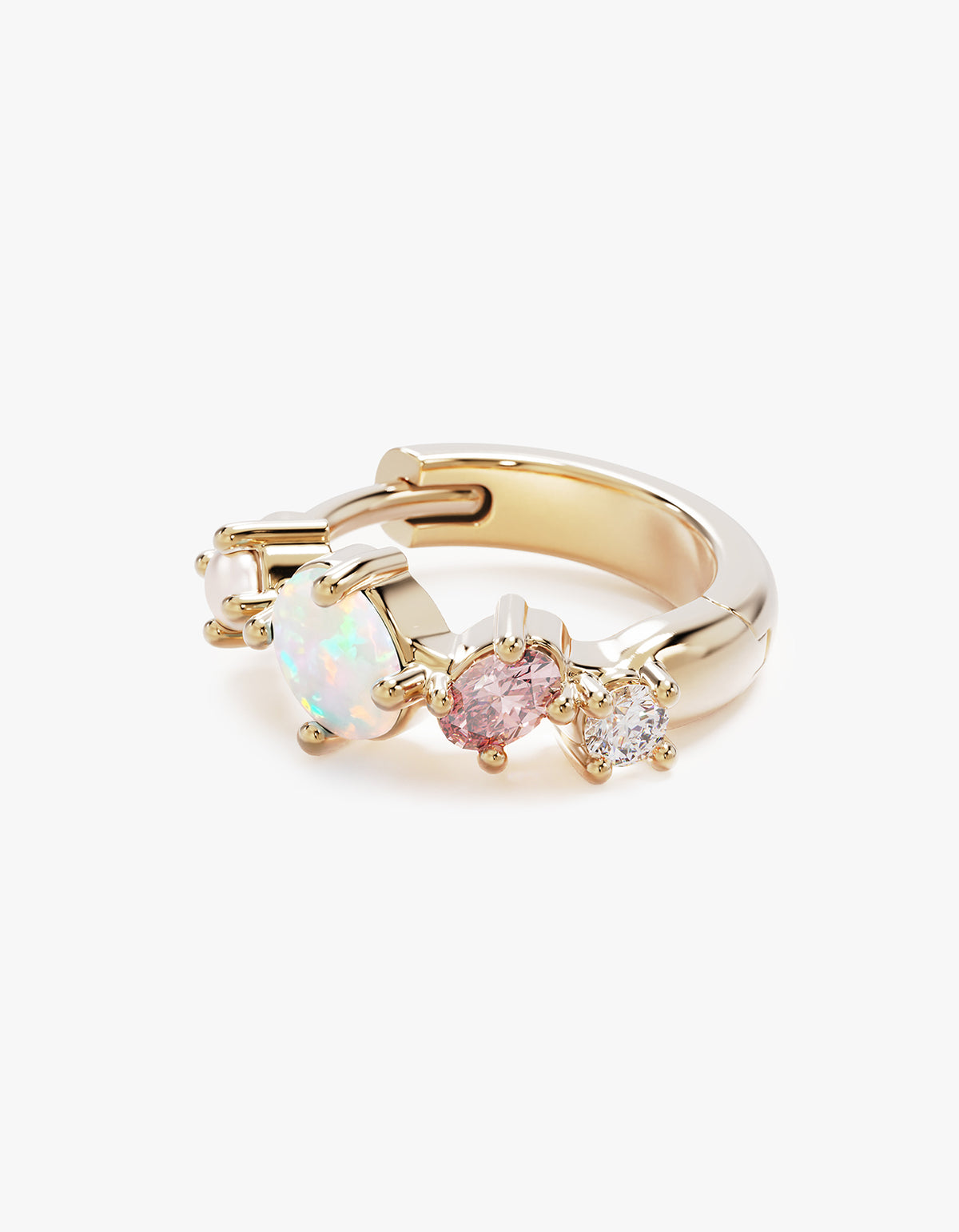 Cosmic Bloom Hoops - 18K Gold Vermeil