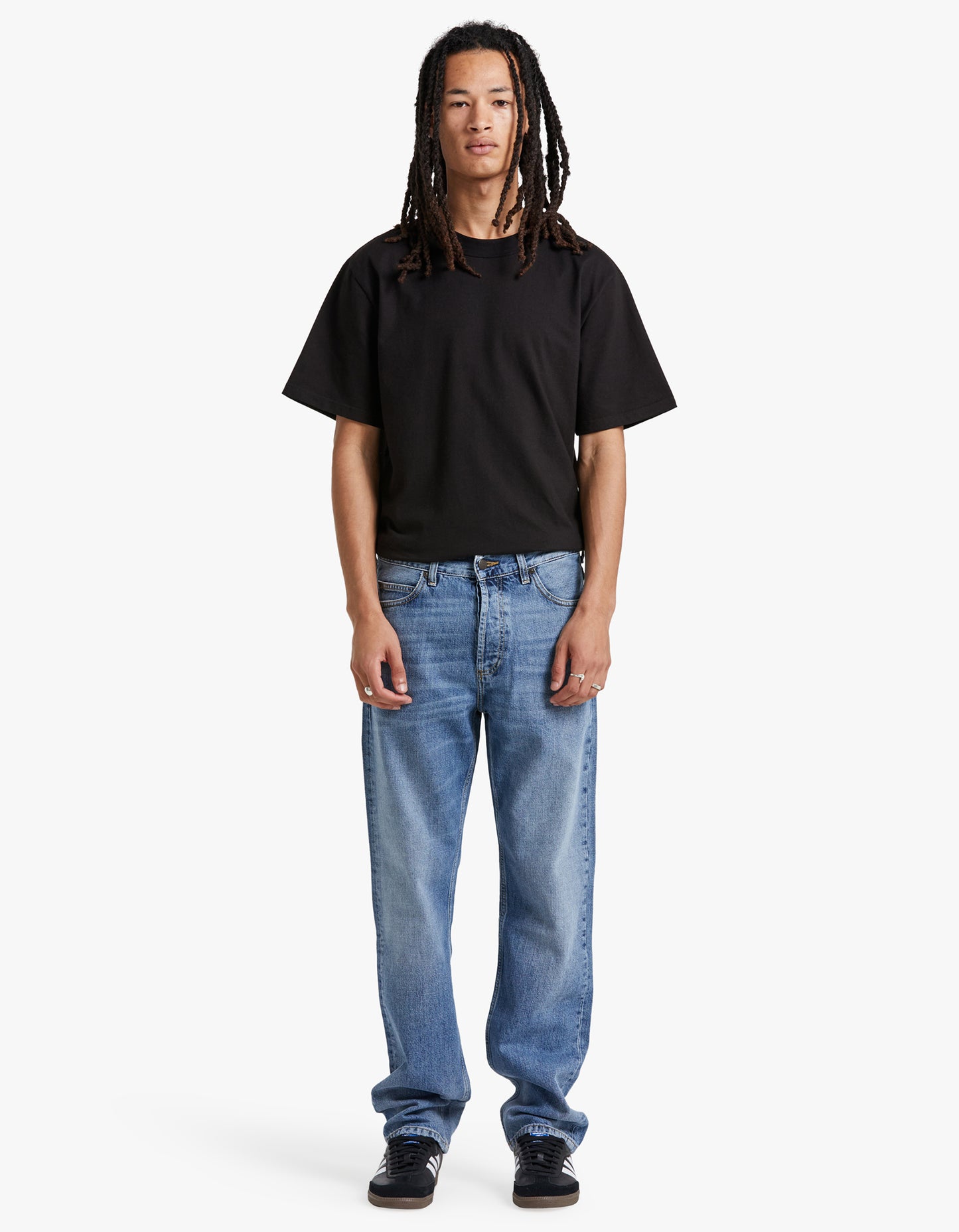 Marlow Pant - Blue Worn Bleached