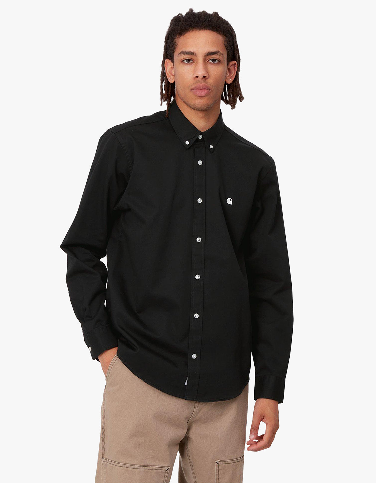 L/S Madison Shirt - Black/Wax