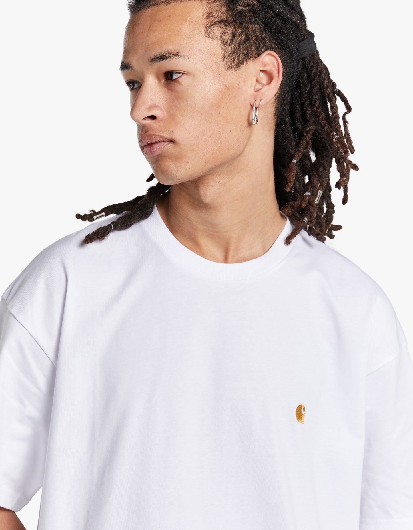 S/S Chase T Shirt - White/Gold