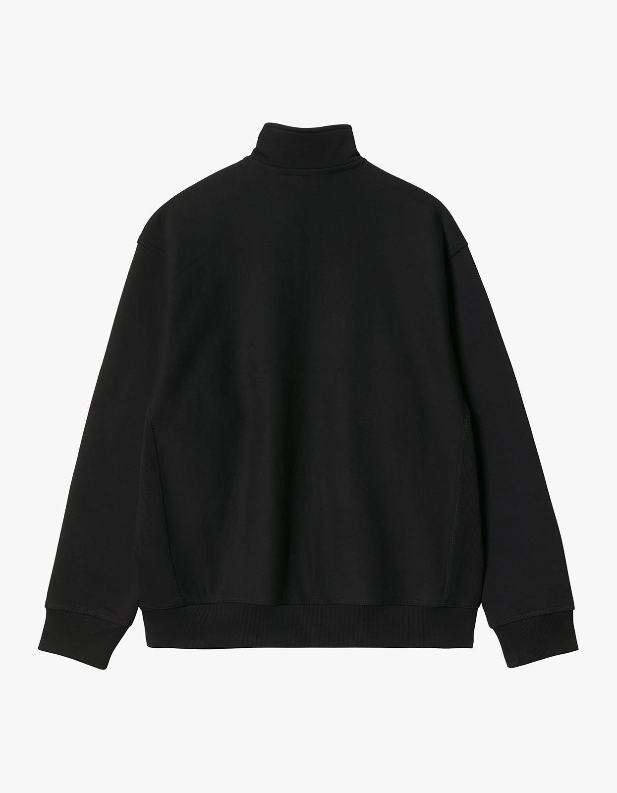 Half Zip American Script Sweat - Black