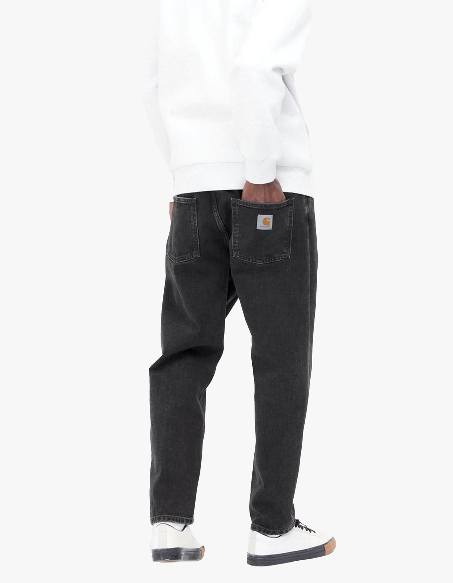 Newel Pant - Black Stone Washed