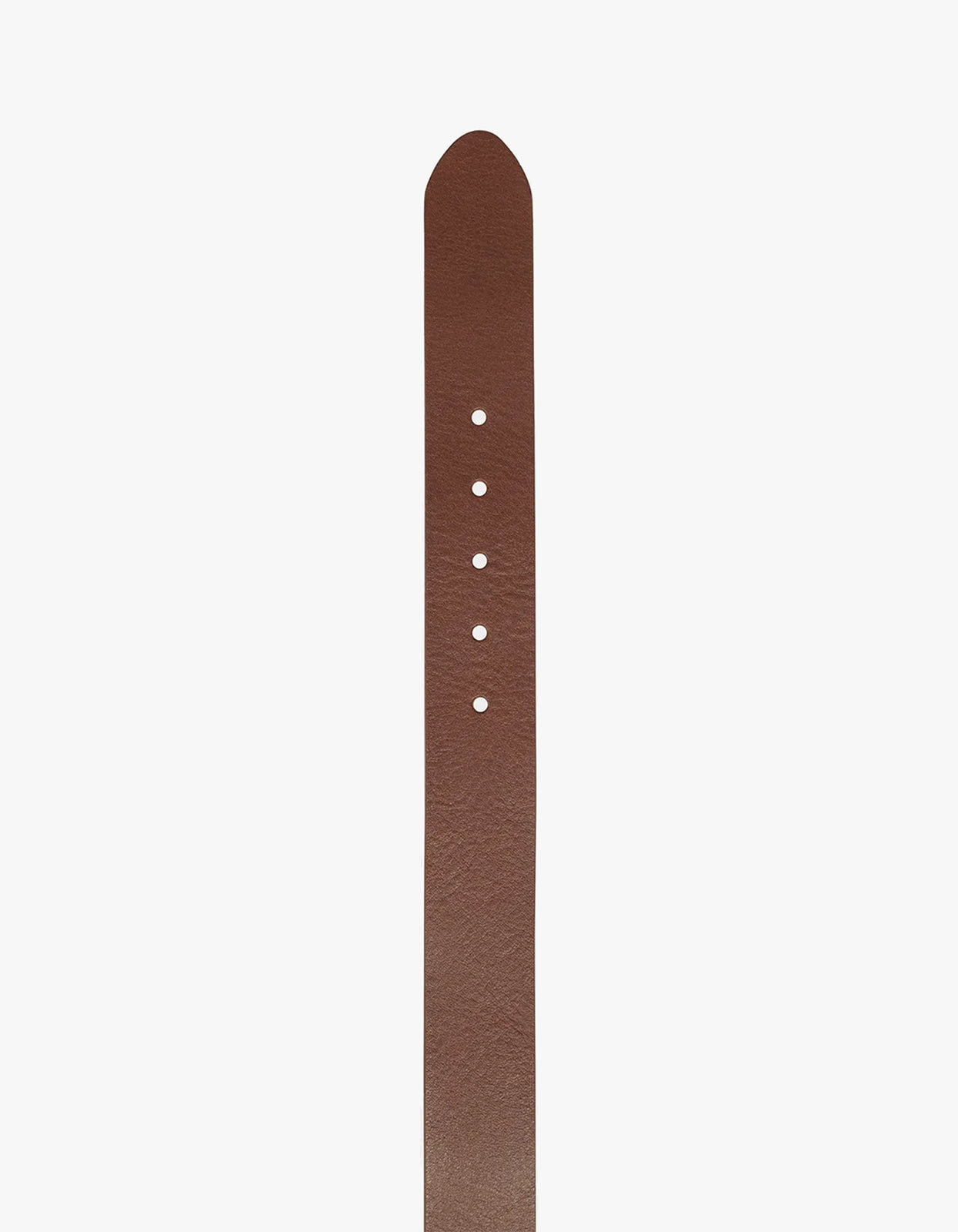 Script Belt - Cognac/Silver