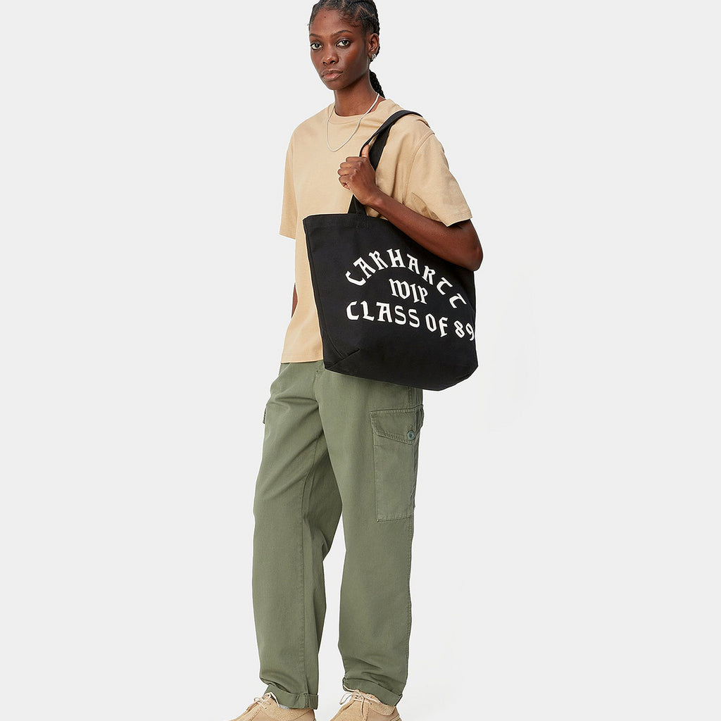 Superette | Canvas Graphic Tote - Class Of 89 Print, Black/Tonic
