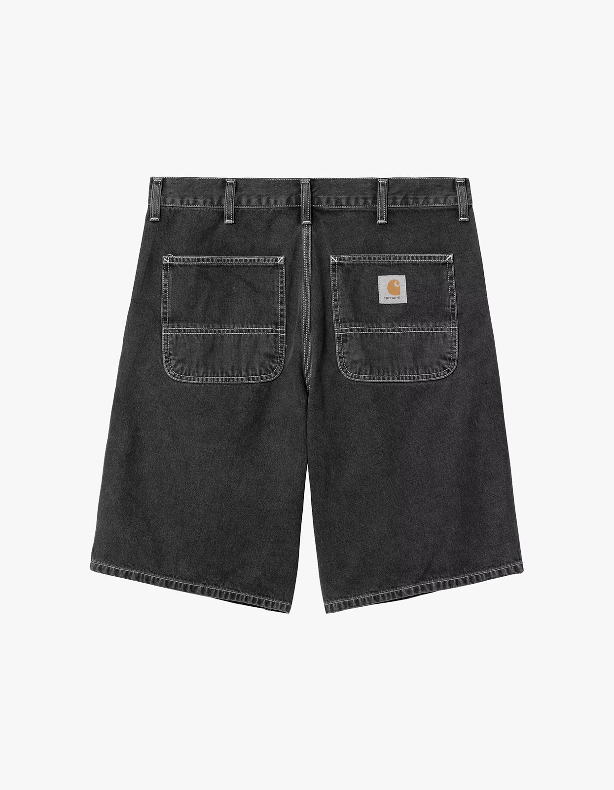 Simple Short - Black Heavy Stone Wash