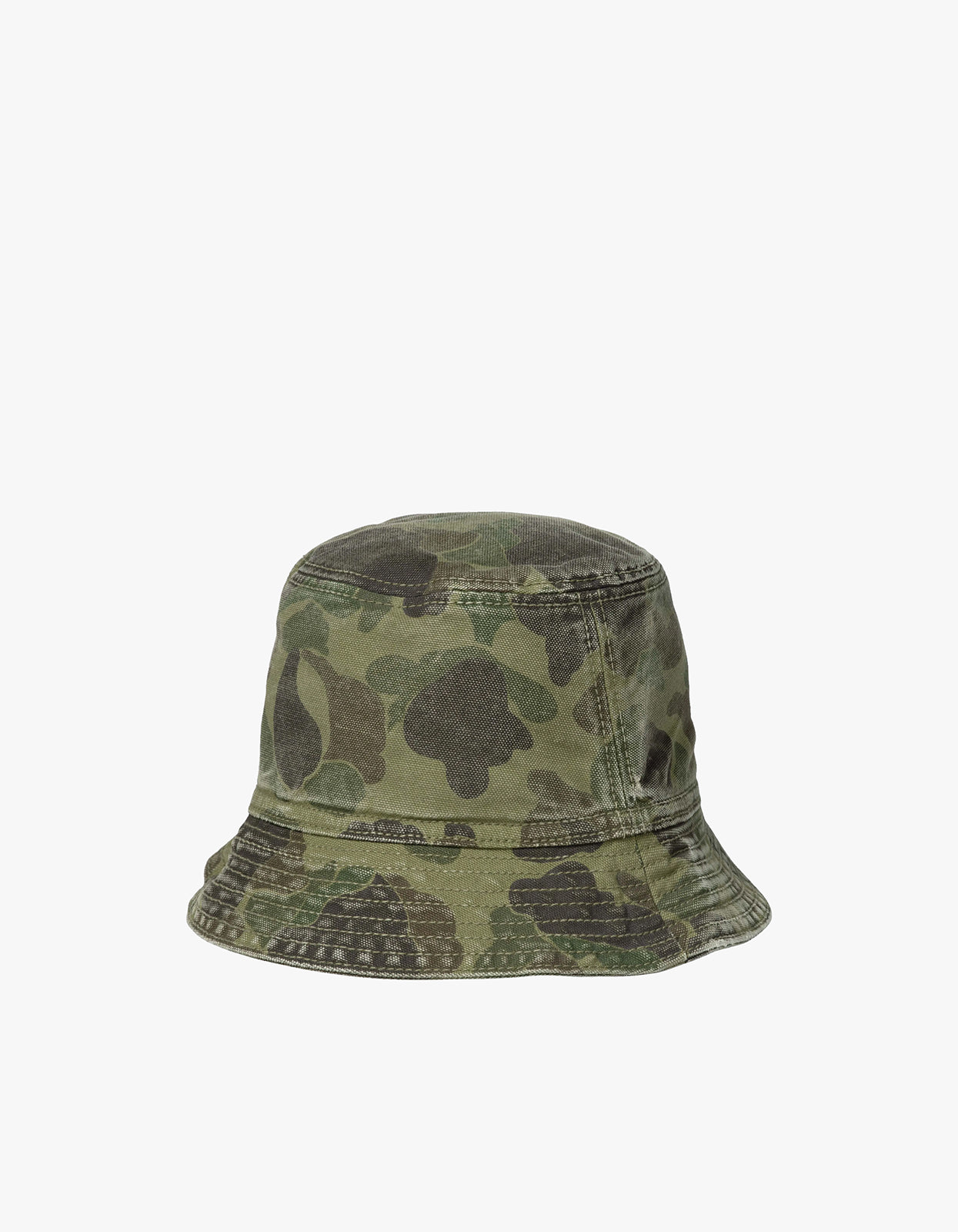 Duck Bucket Hat - Camo Duck/Green/Office Green Garment Dyed