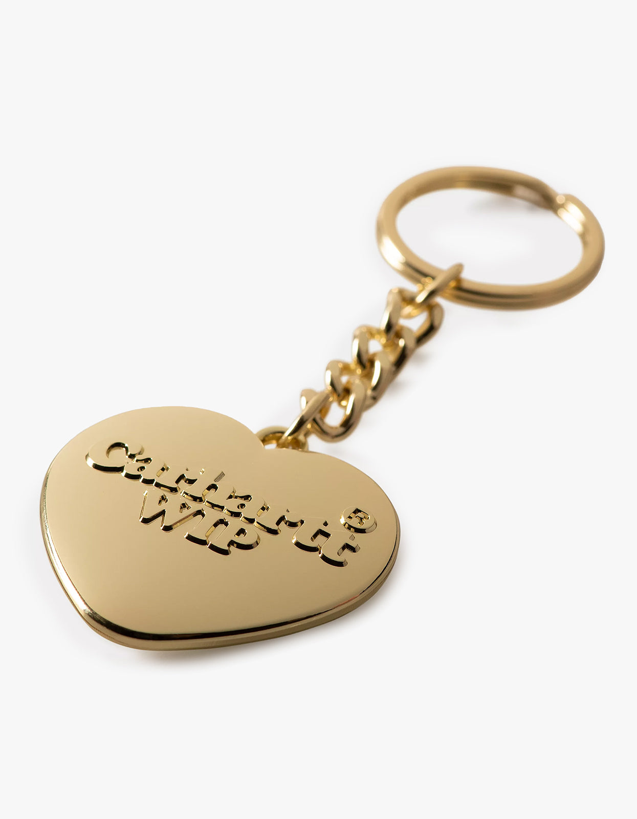 Heart Keychain - Gold