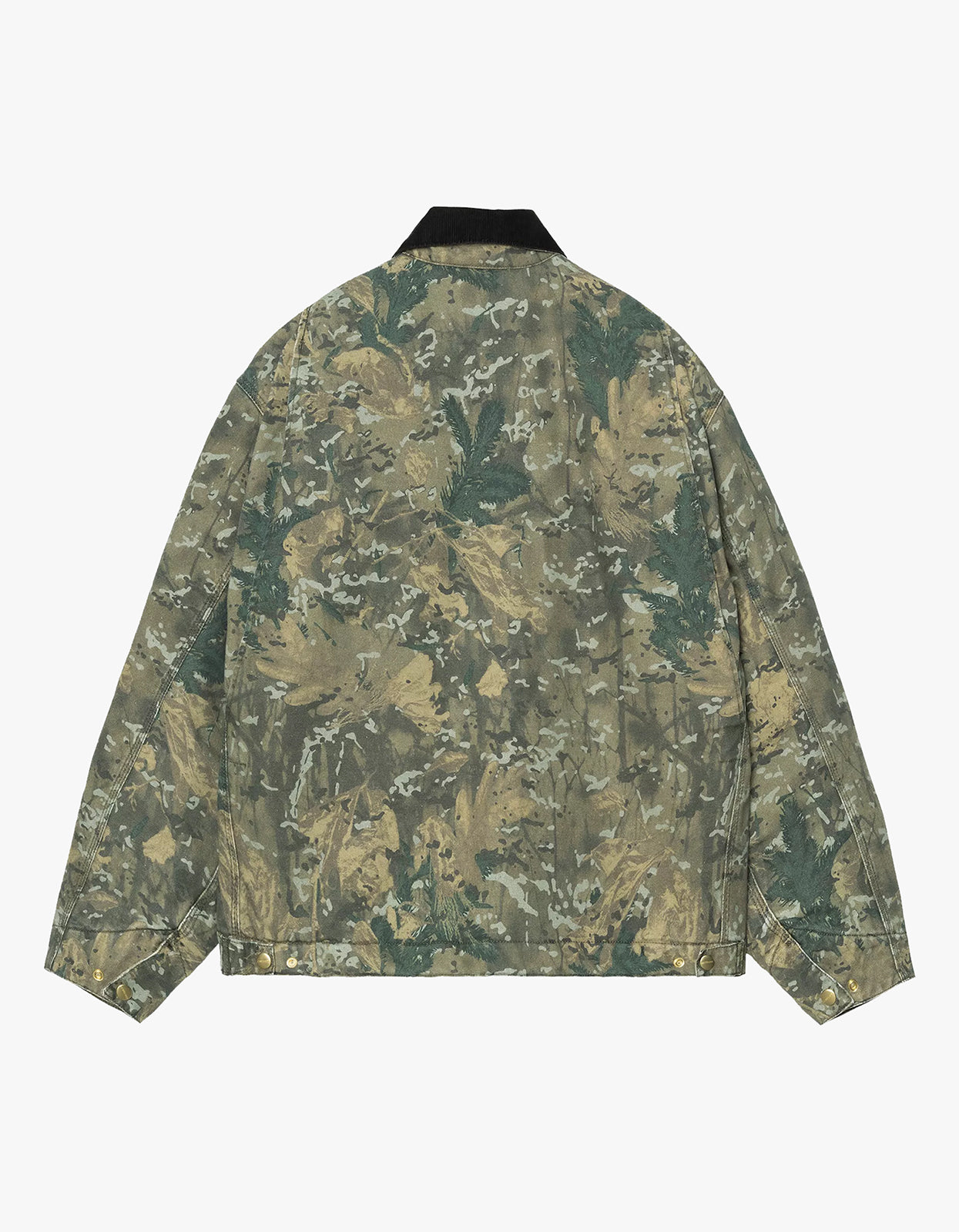 OG Detroit Jacket - Camo Combi, Green/Black Stone Washed