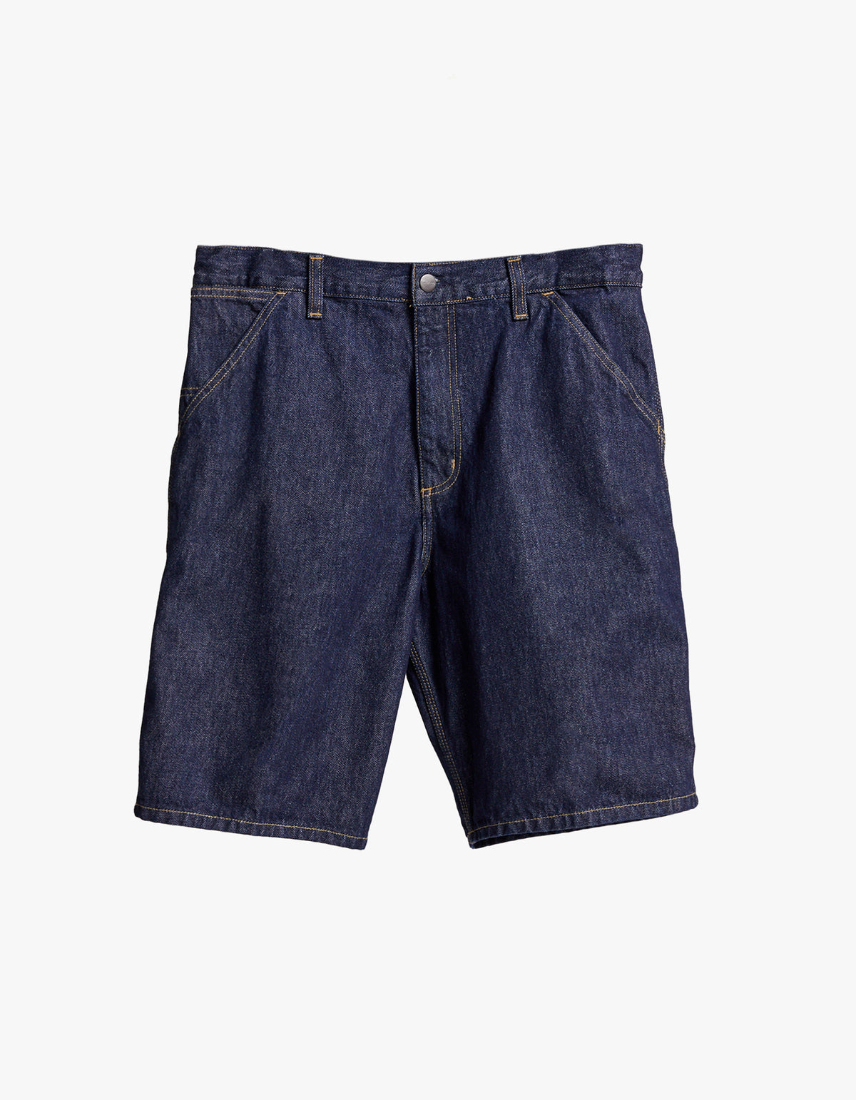 Single Knee Short - Blue Rinsed