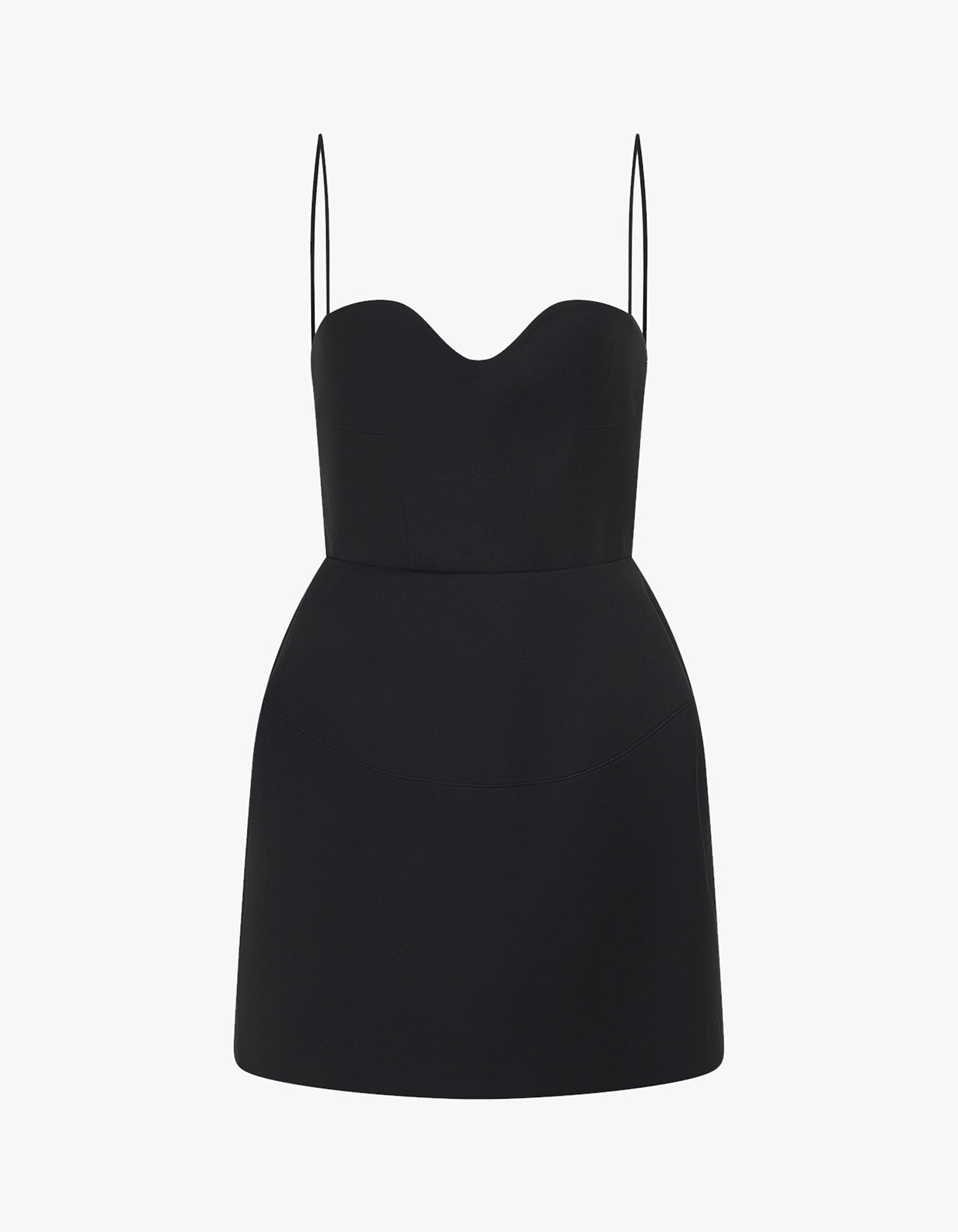 Doherty Peplum Mini Dress - Black