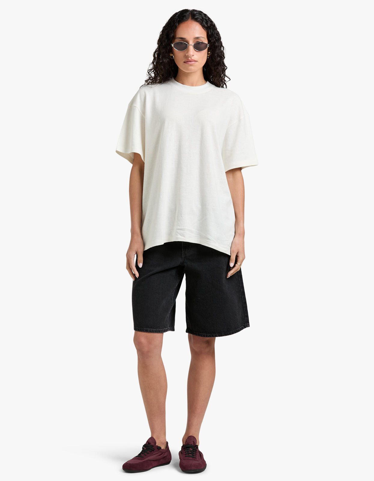 Hemp Jersey Boy Tee - Rice White