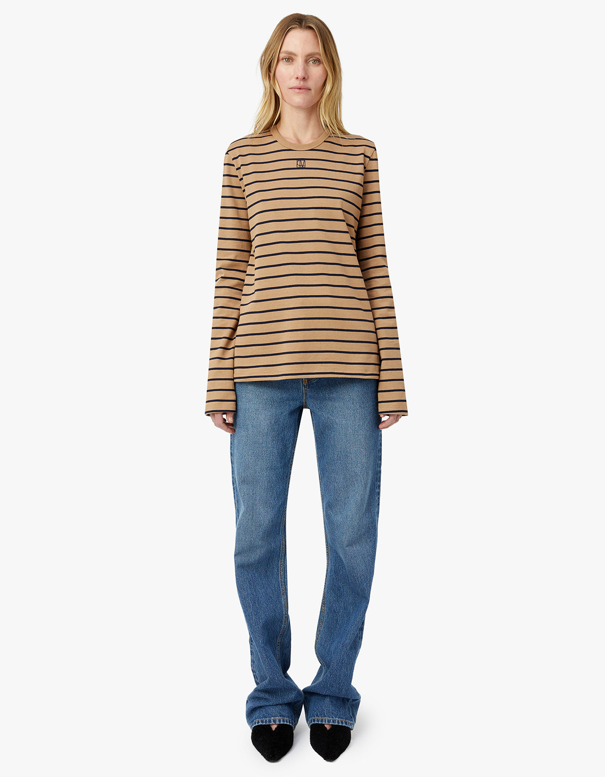 Sora Long Sleeve Top - Tan