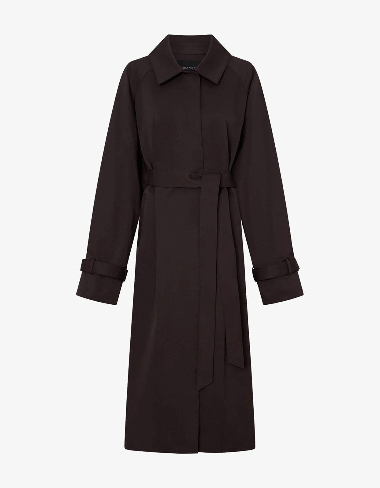 Dia Car Coat - Bitter Chocolate