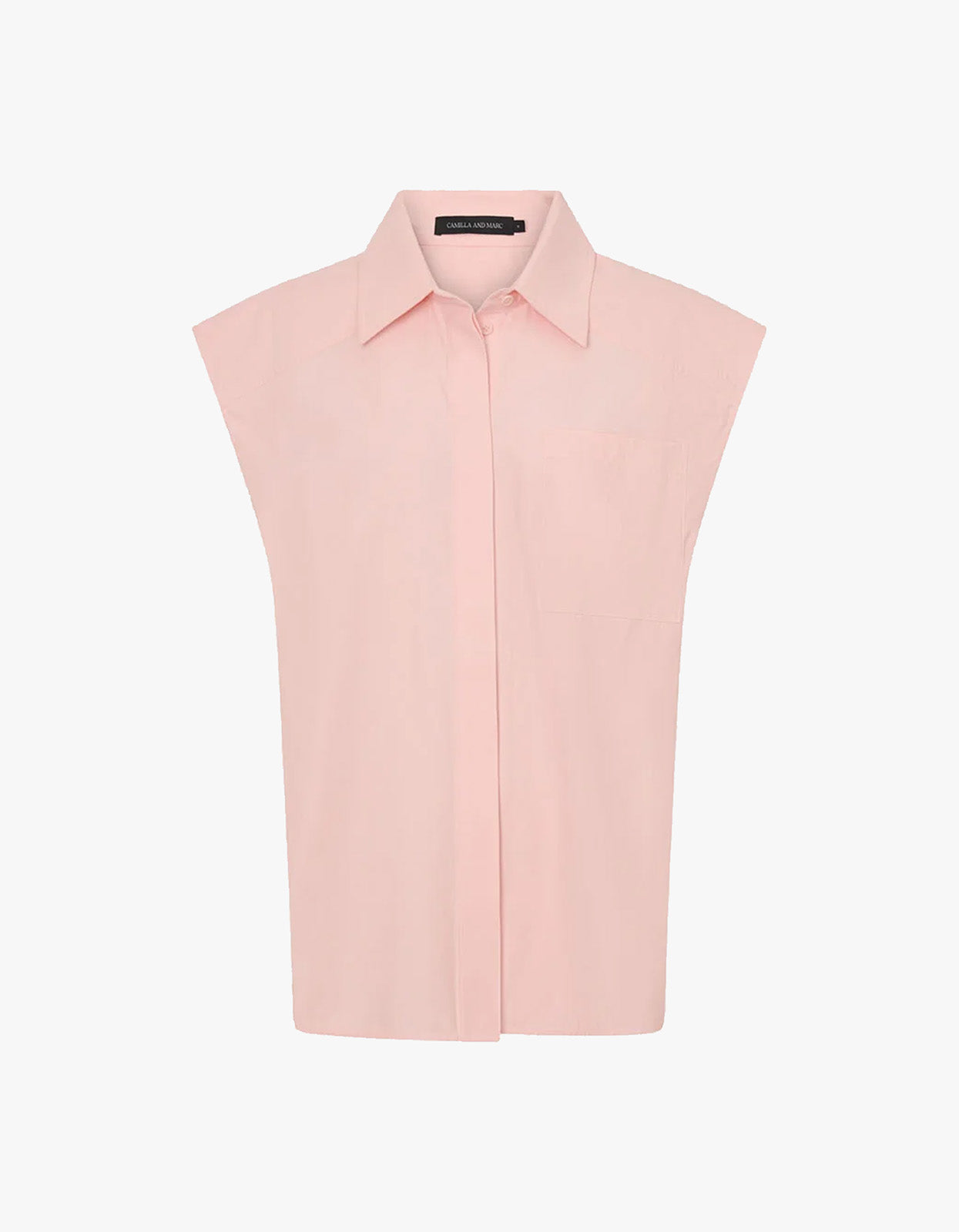 Milo Sleeveless Shirt - Pink Salt