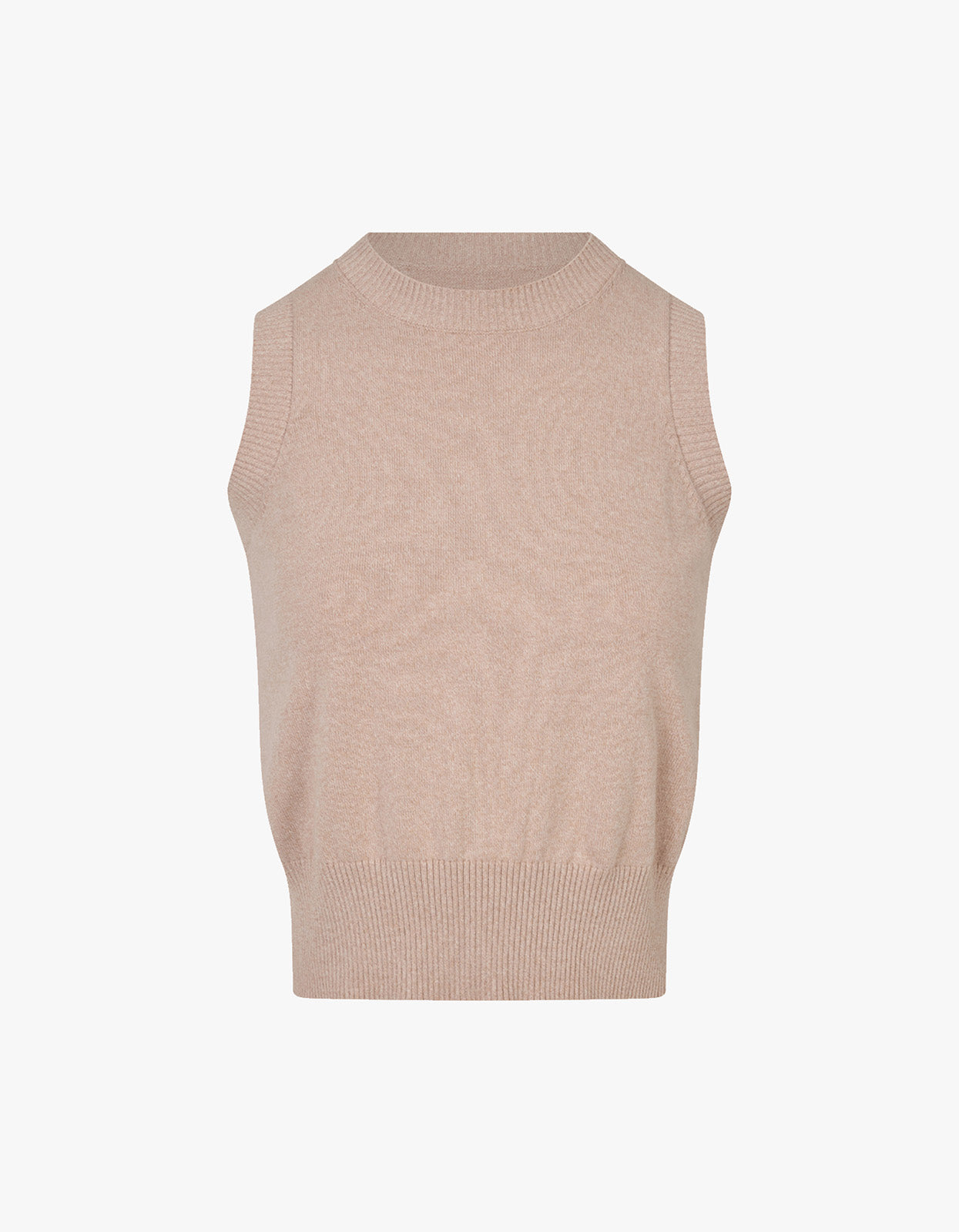 Whimsy Cotton Vest - Pink Beige