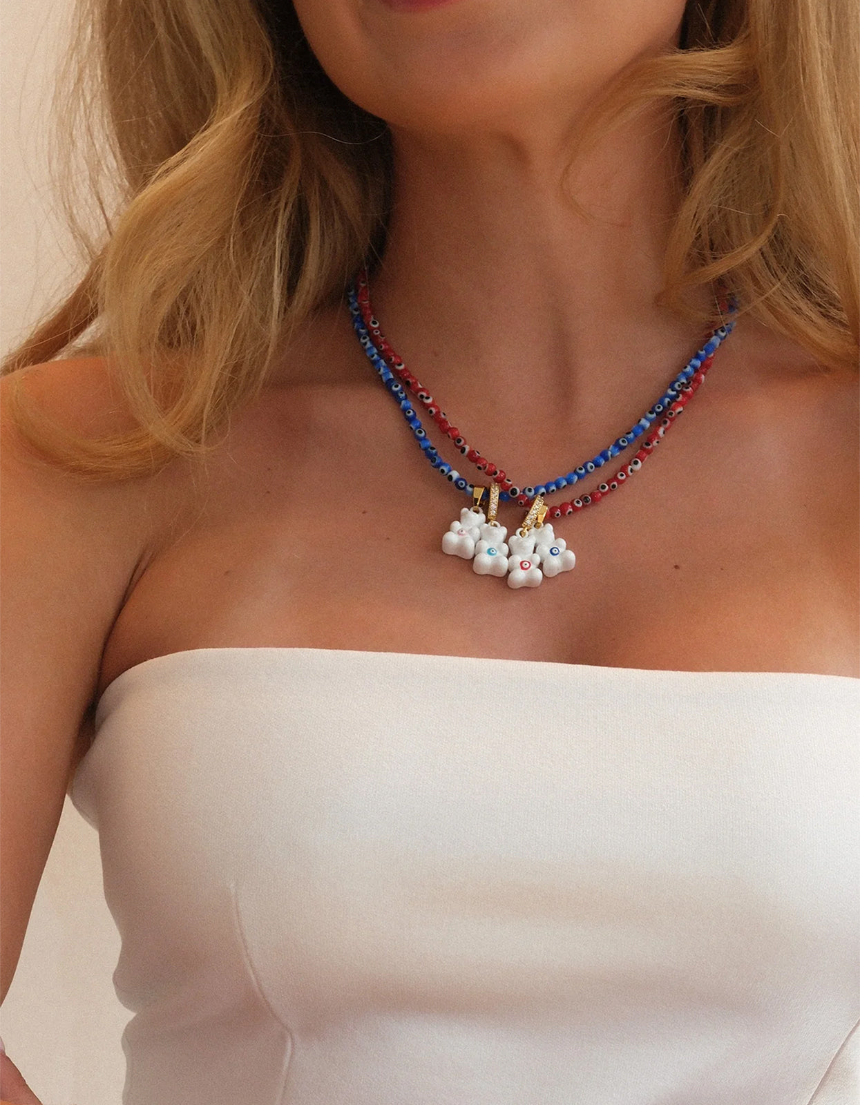 All Seeing Necklace - Blue