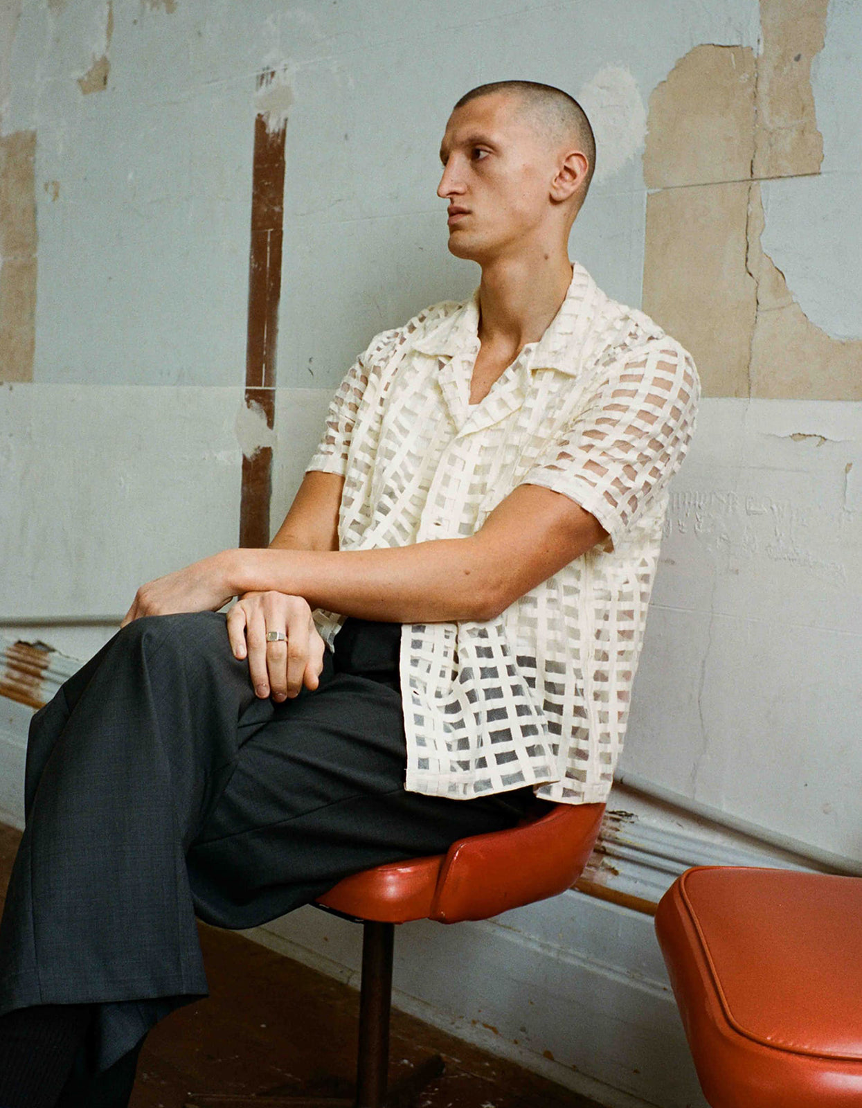 Type 009 Square Signet Ring - 925 Sterling Silver