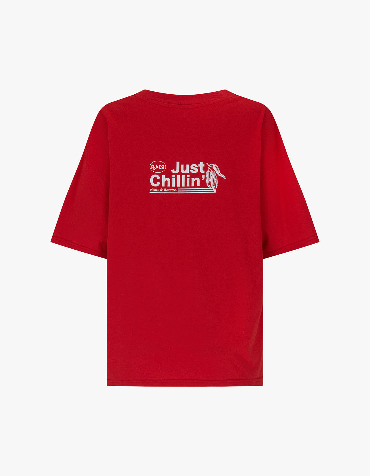 Chillin Tee - Poppy Red