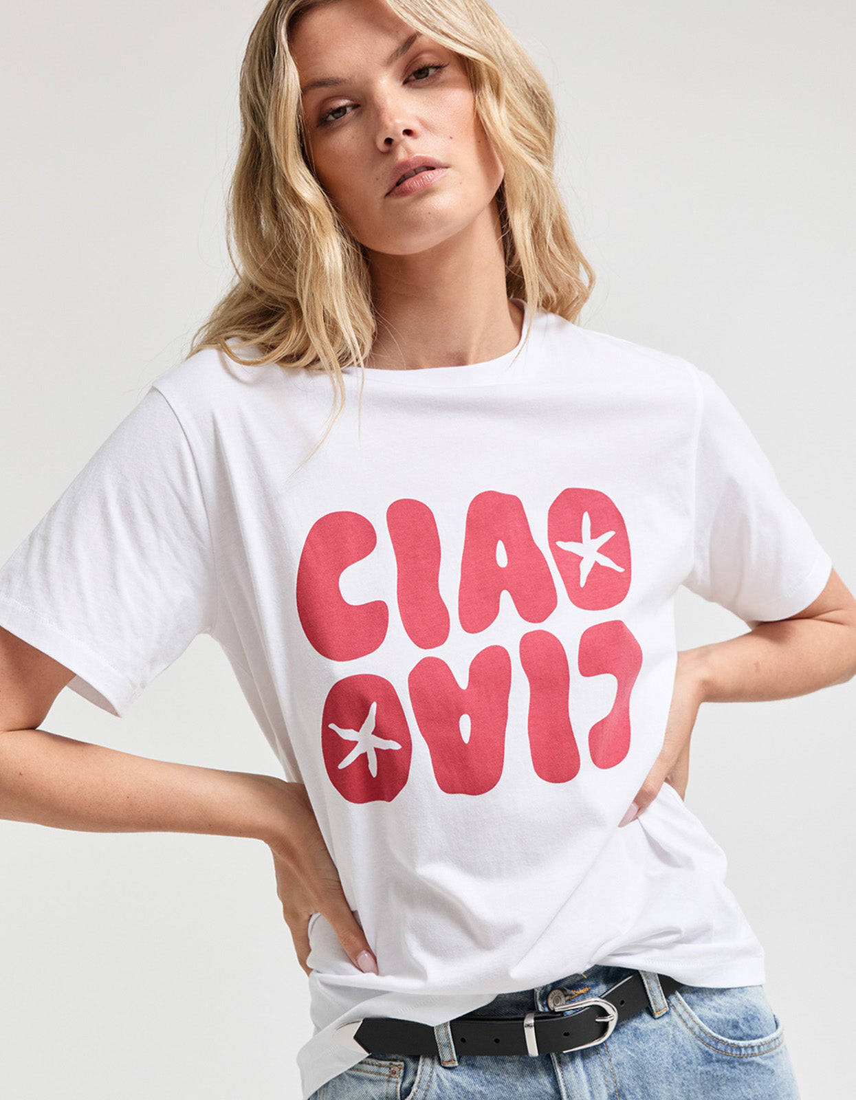 Ciao Ciao Tee - White – Superette