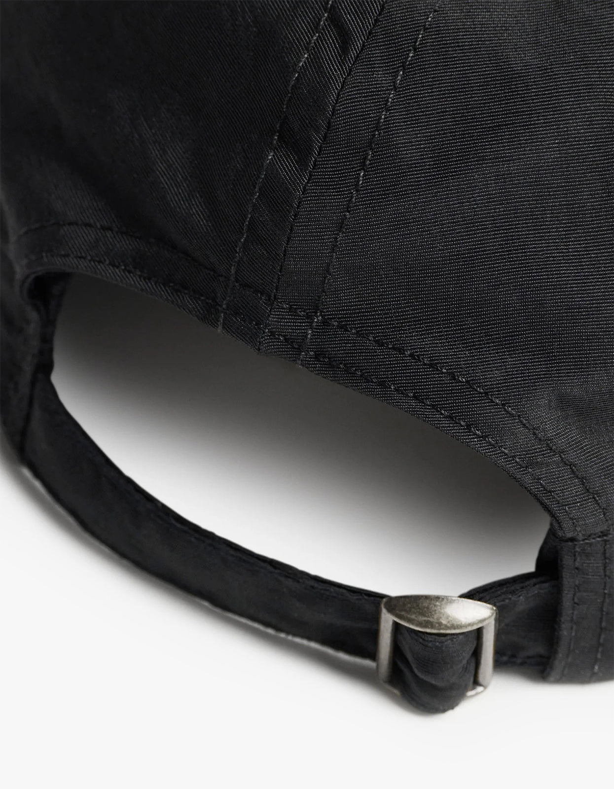 5 Panel Nylon Hat - Log Off Black