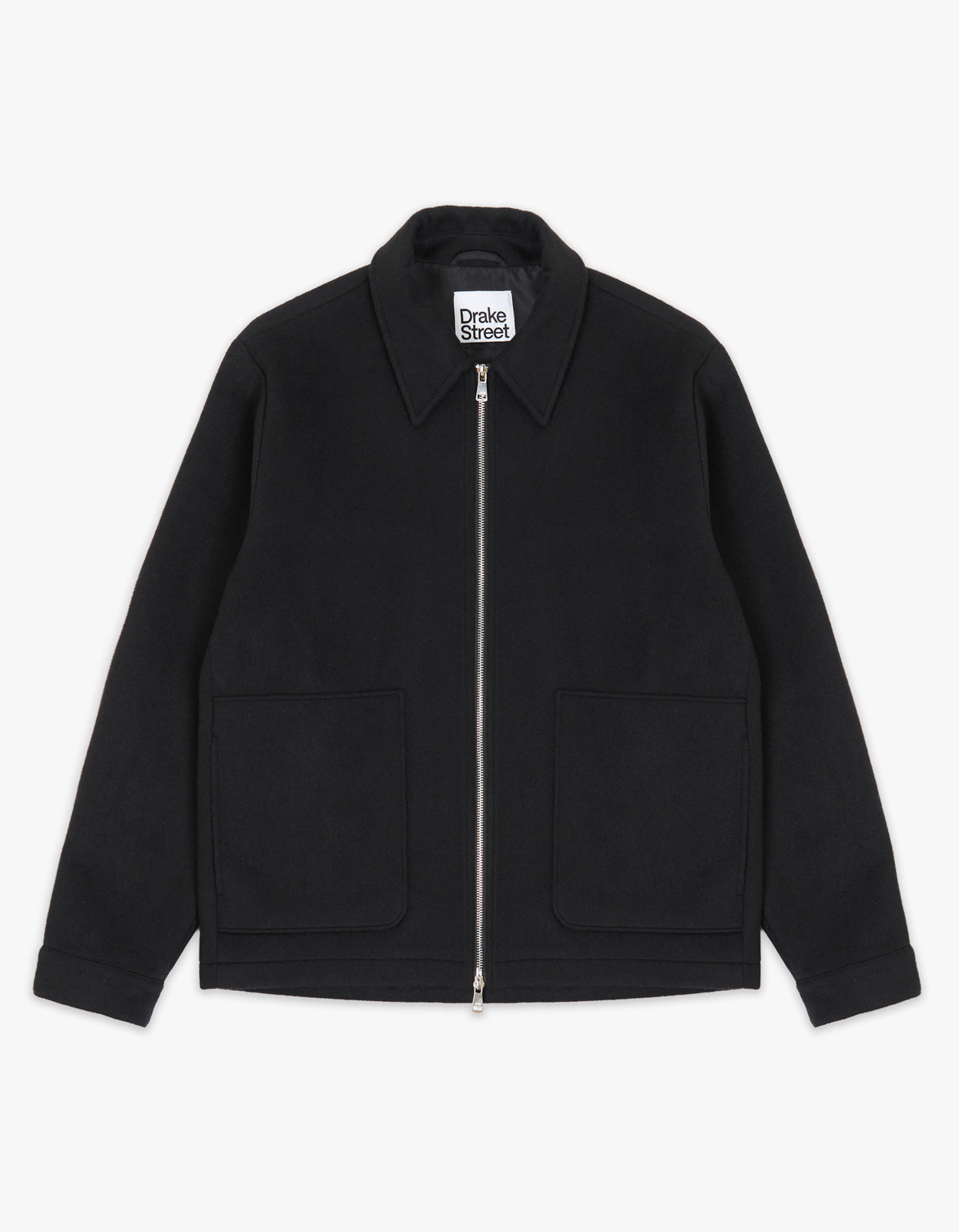 Drake Street - Lombardy Zip Jacket - Black | Superette