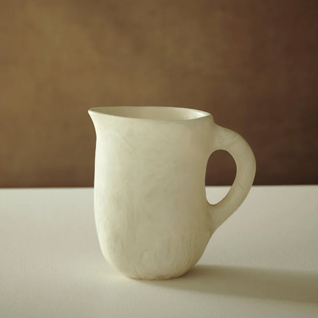 Superette Large Resin Rock Jug Chalk Swirl