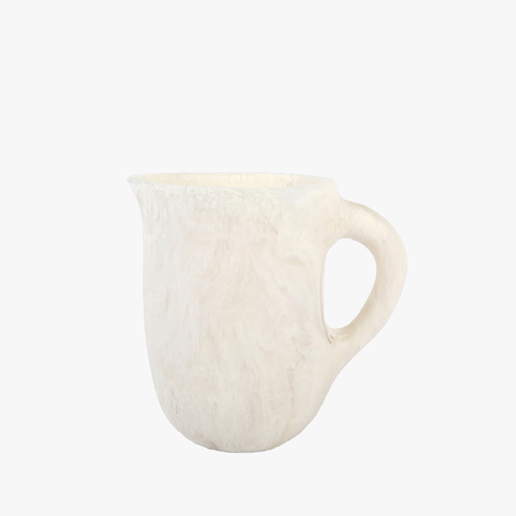 Superette Large Resin Rock Jug Chalk Swirl