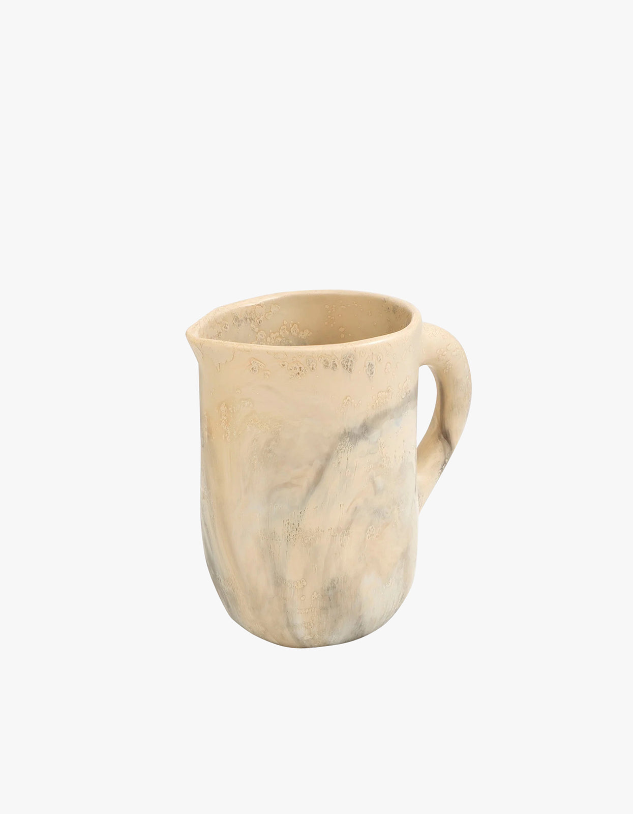 Large Resin Rock Jug - Sandy Pearl