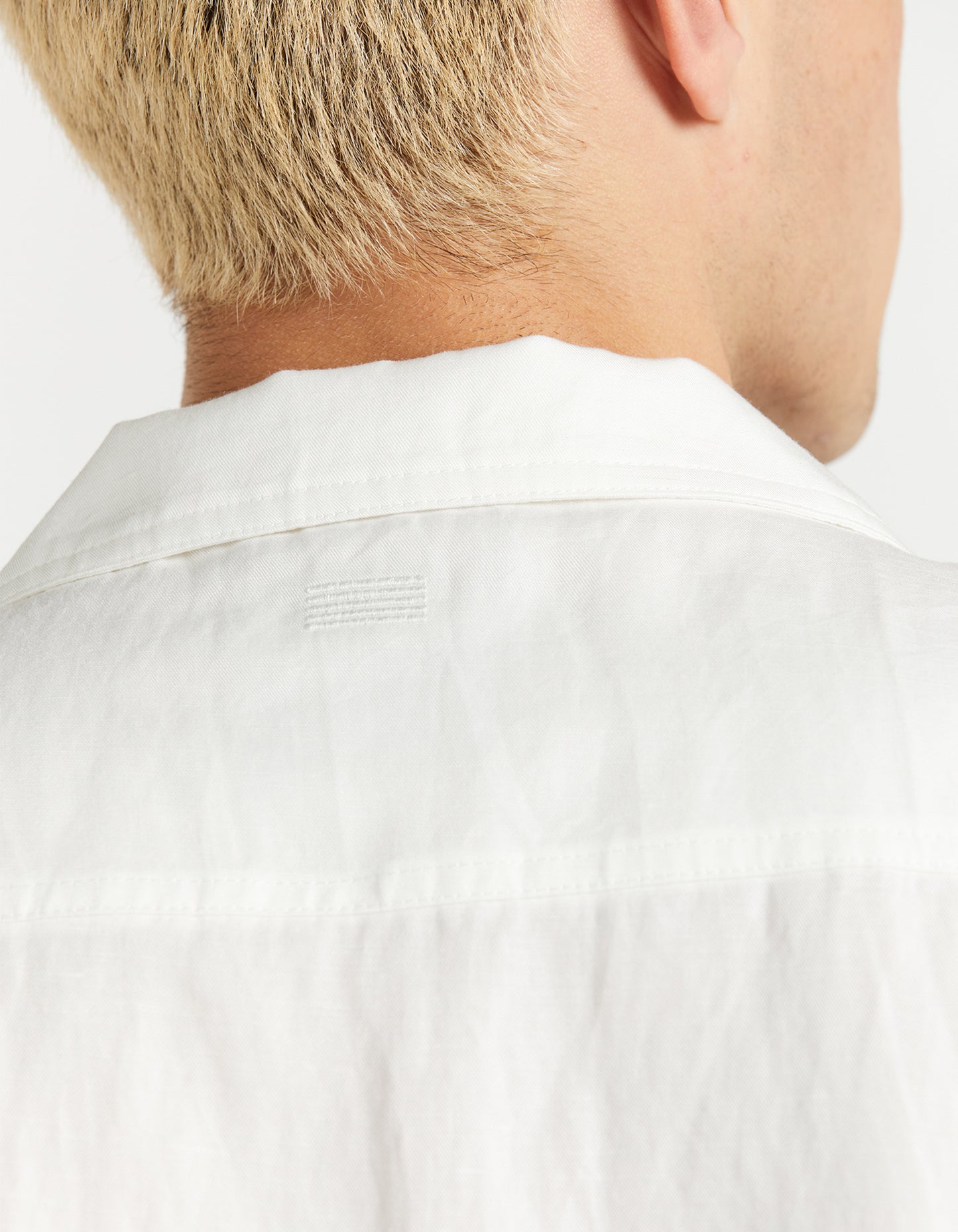 Grande Linen Blend Shirt - White