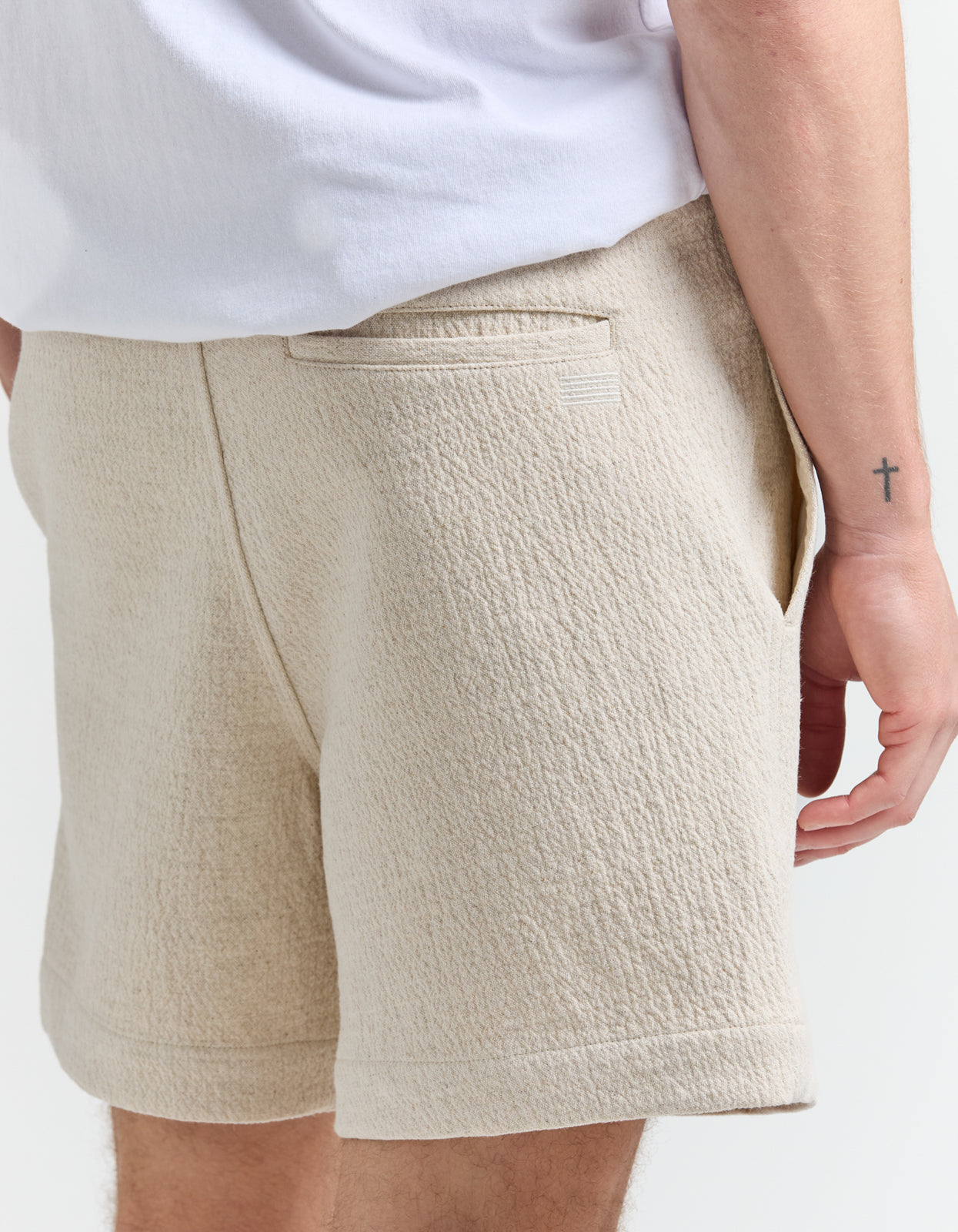 Julio Linen Blend Walkshort - Natural